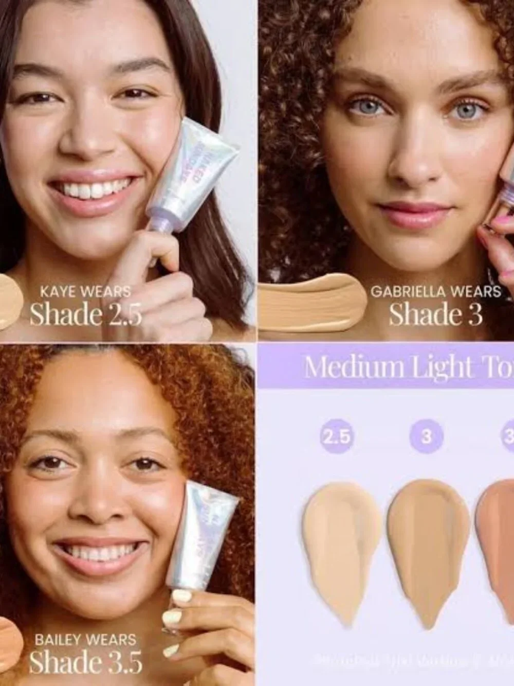 SHADE 3  BeautyScreen™ SPF 50 Peptide Foundation Tint NEW UNUSED